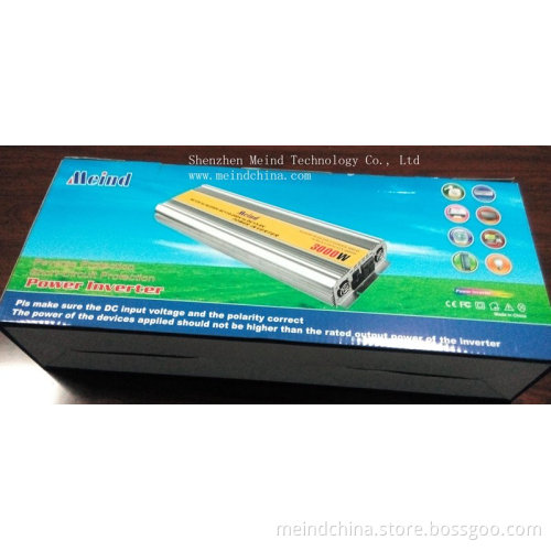 Hot Selling Universal Socket Modified Sine Wave Built-in Charger DC to AC Sufficient 3000W Power Inverter